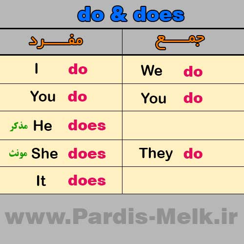 do & does افعال
