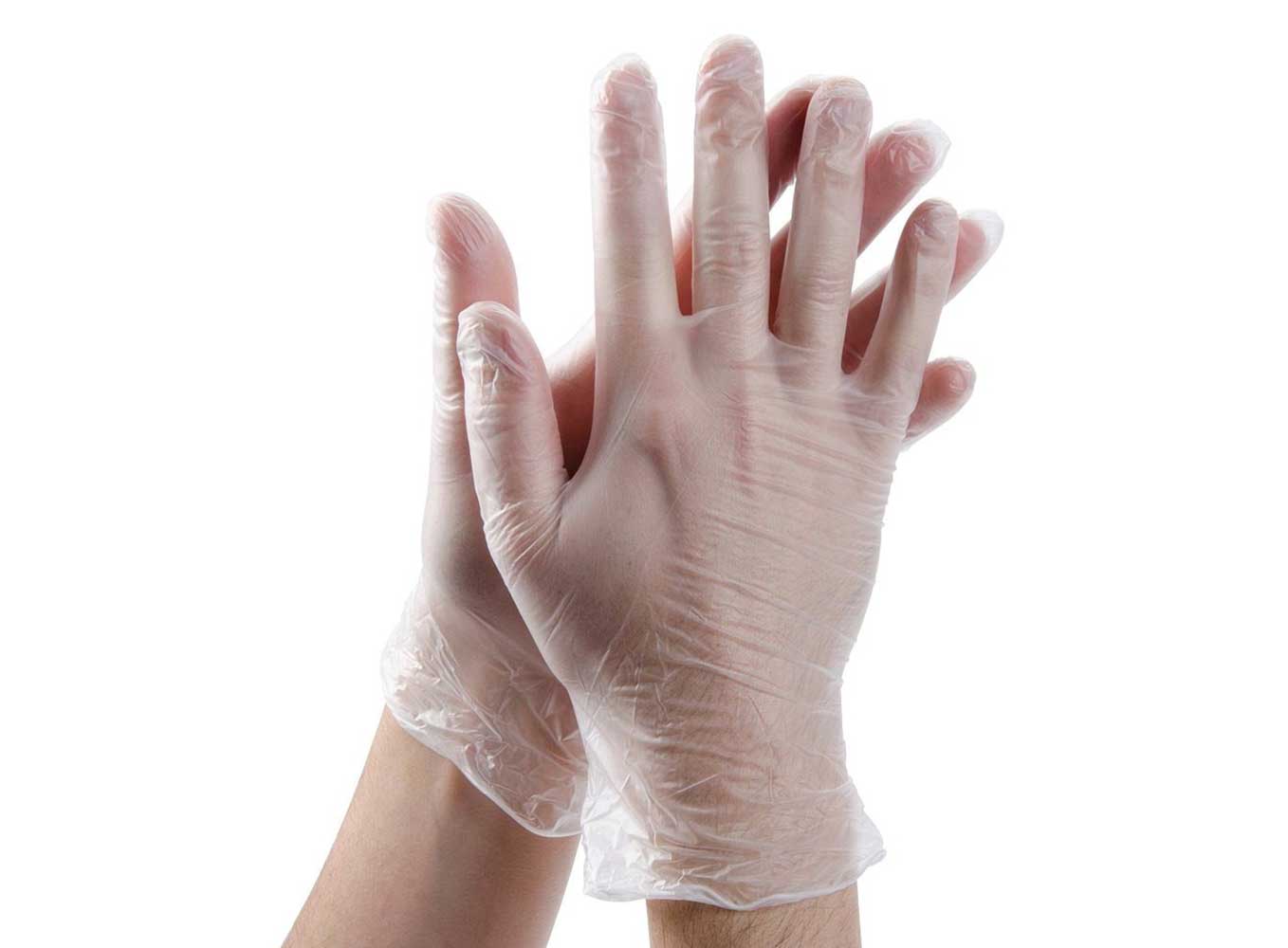فروش دستکش وینیل شفاف